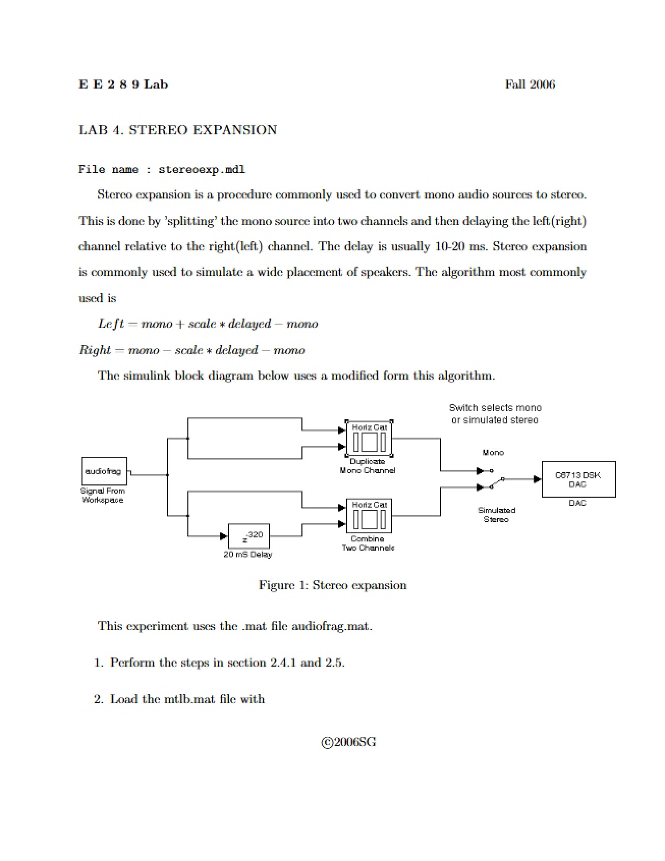 Stereo Expansion Techniques