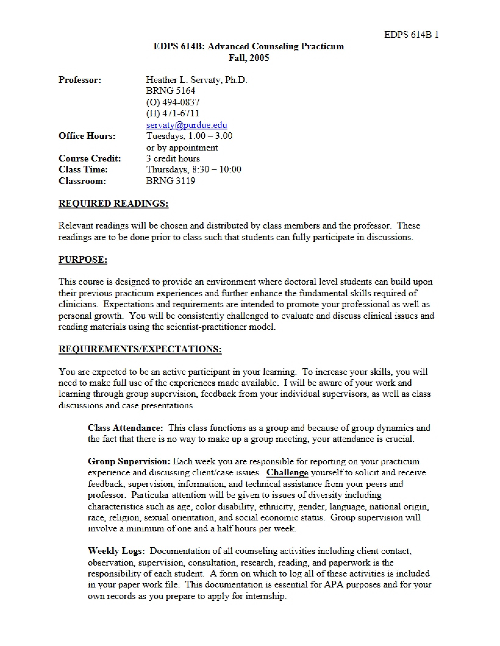 Syllabus