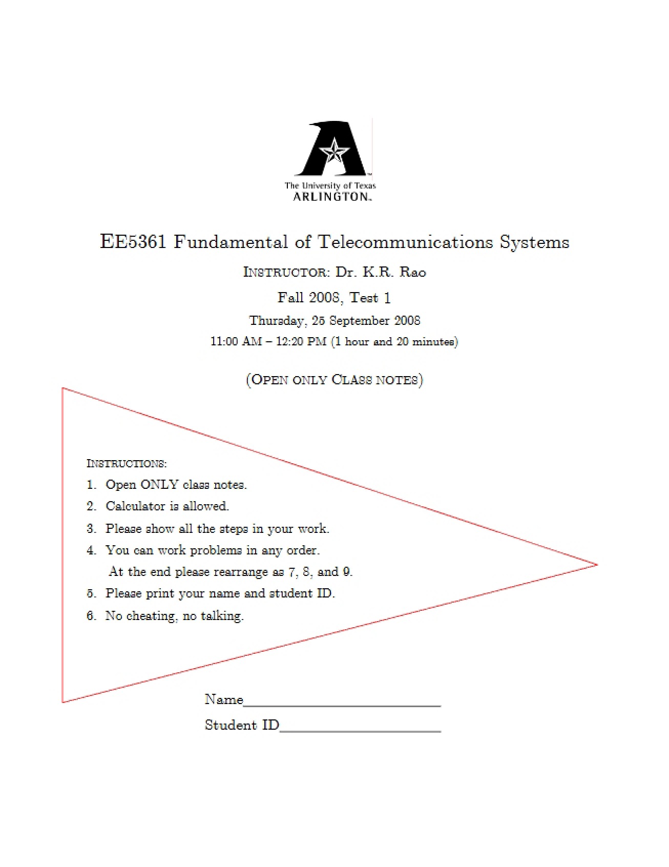 Assessment 1 for EE 5361