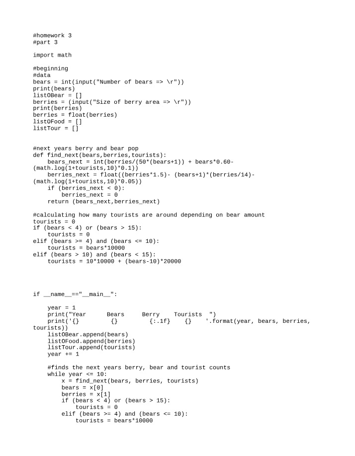 CSCI1100 Homework 3 Part 3