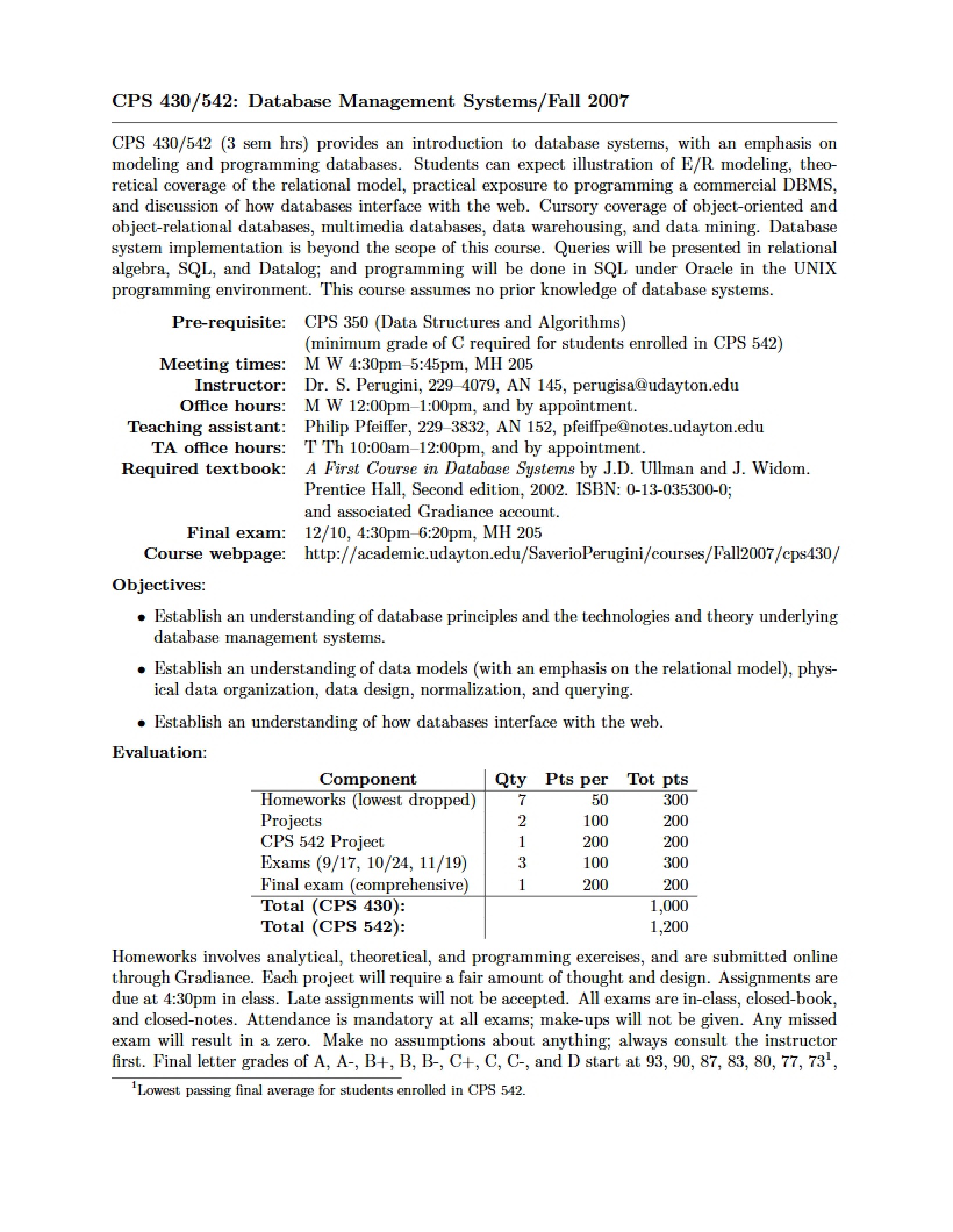 Systems for Database Management