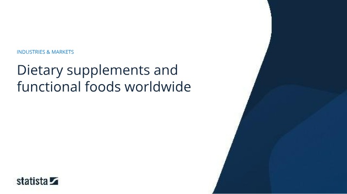 Worldwide Dietary Supplements and Functional Foods