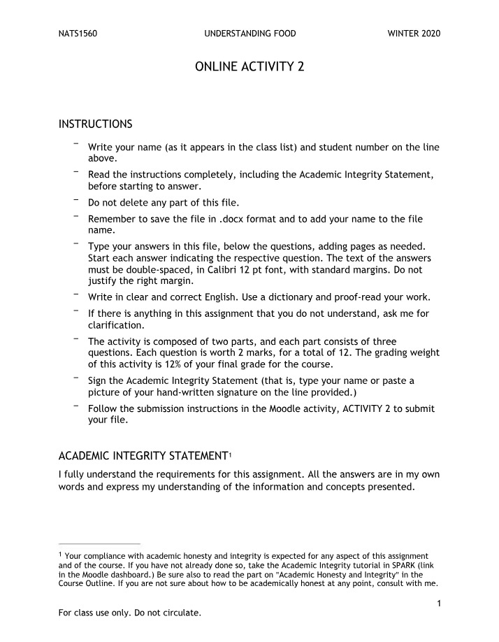 Online Activity 2 - Winter 2020
