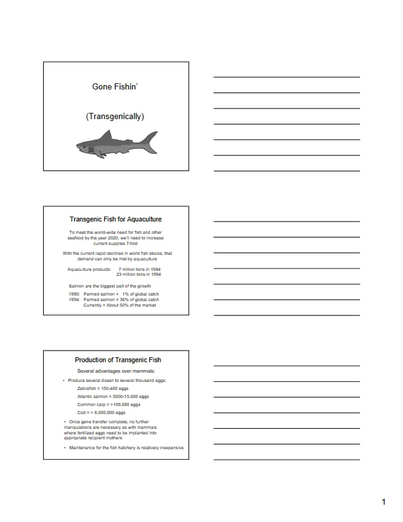 Class Notes