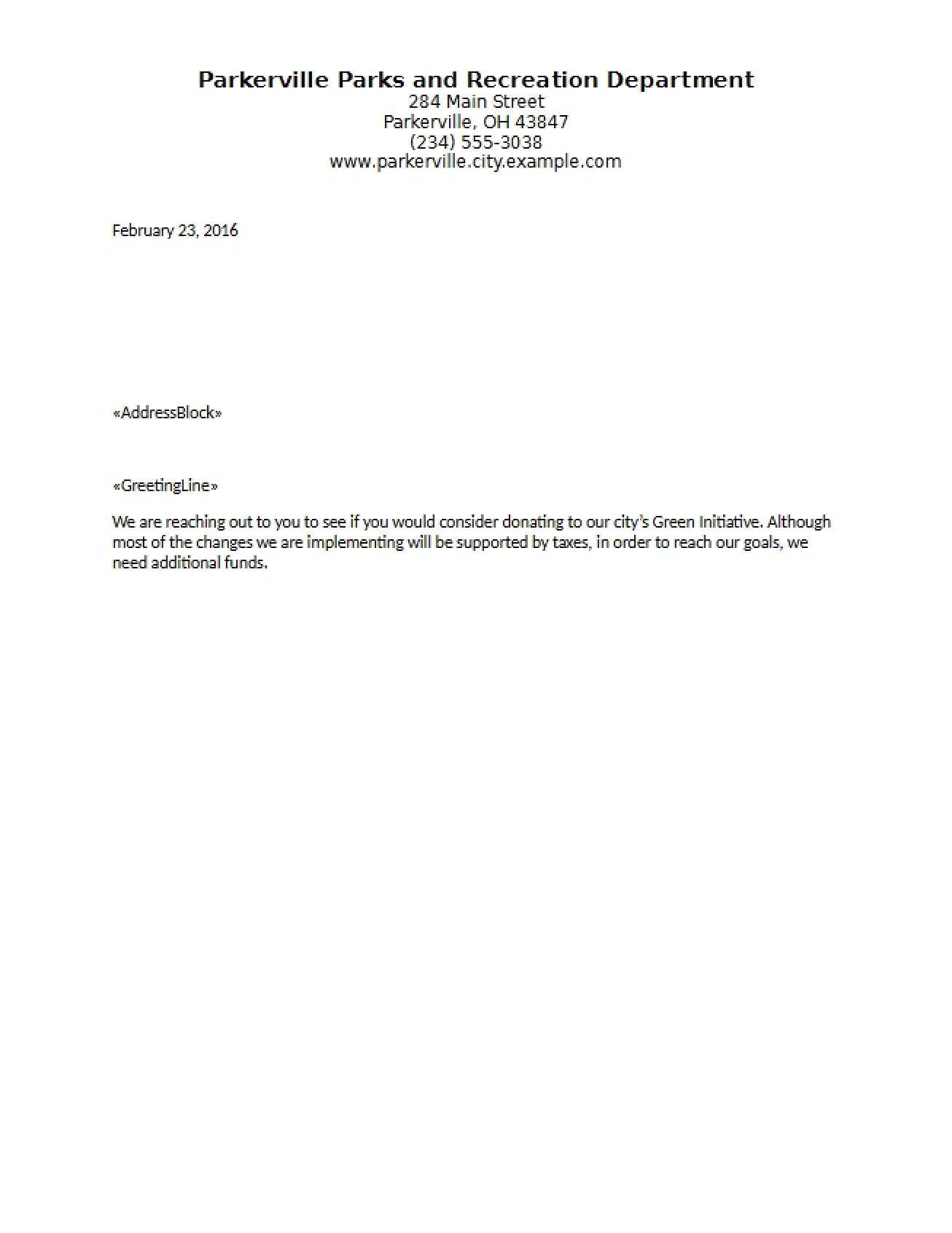 Final Correspondence