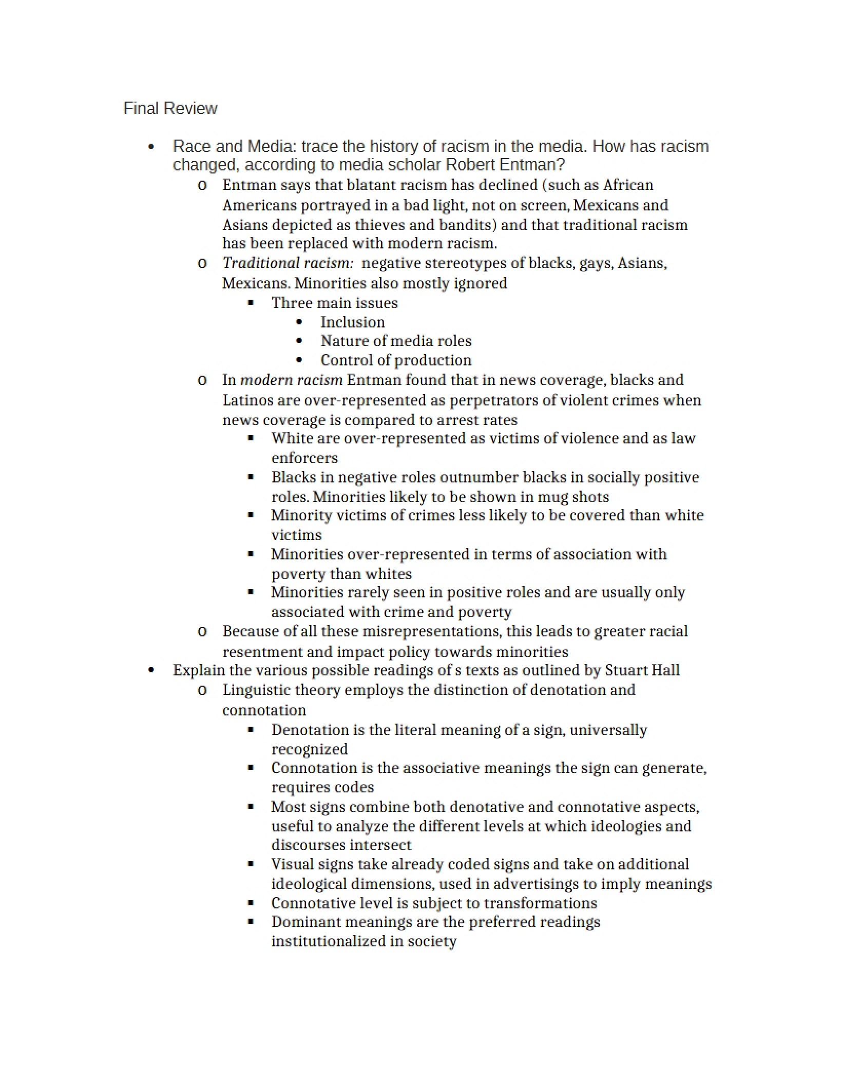 CPSP 222 Final Review