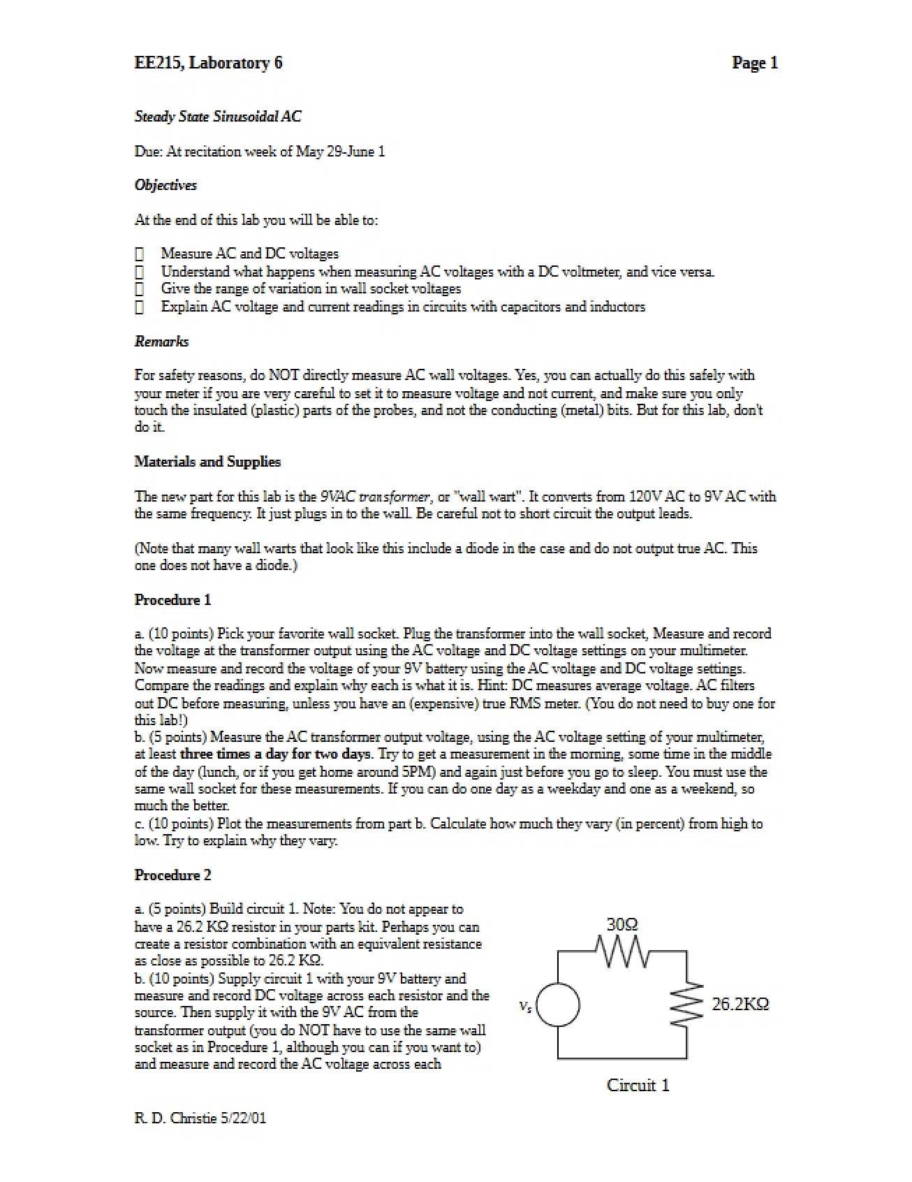 Notes for Study - Fundamentals of Electrical Engineering