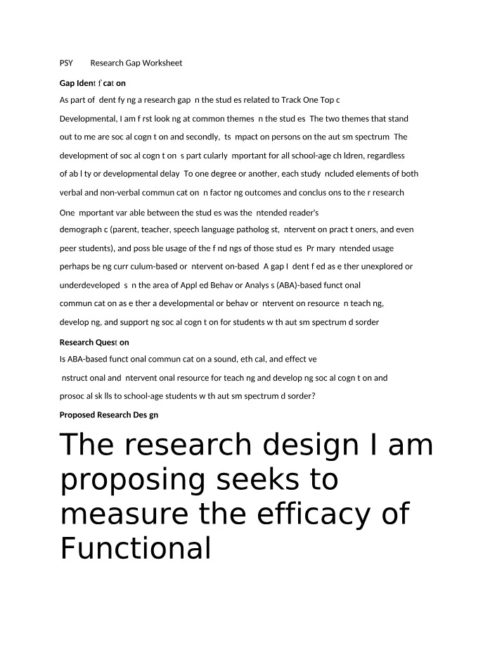 ABA-Based Functional Communication for Social