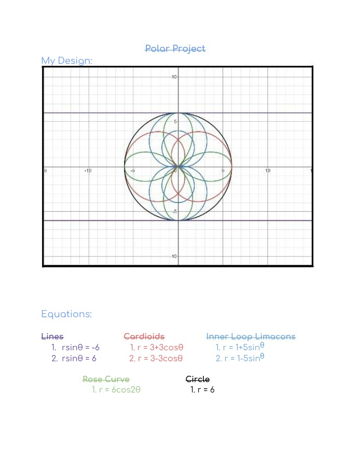 Project on Polar Equations