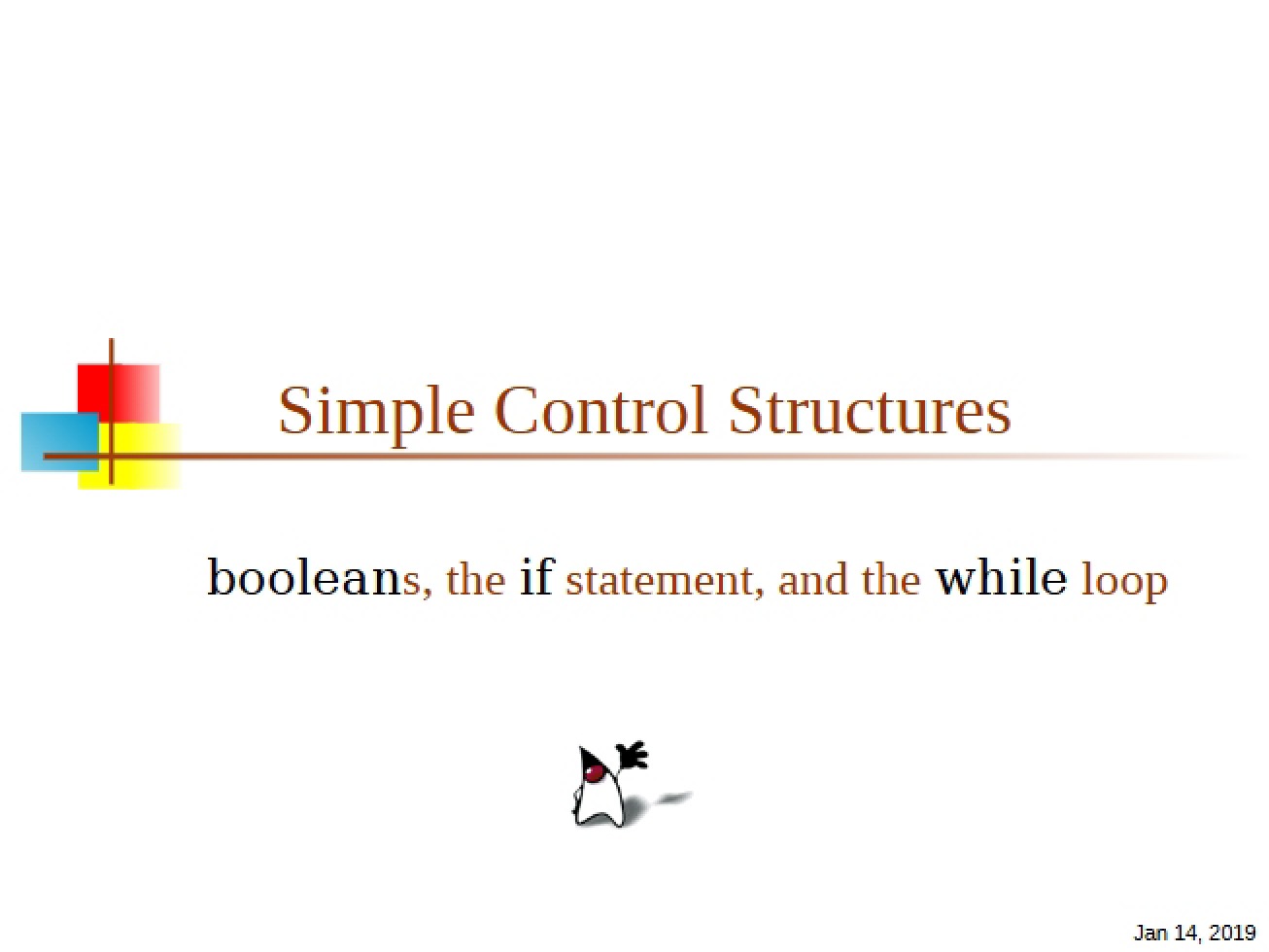 Control Structures (Basic) - 21 Pages