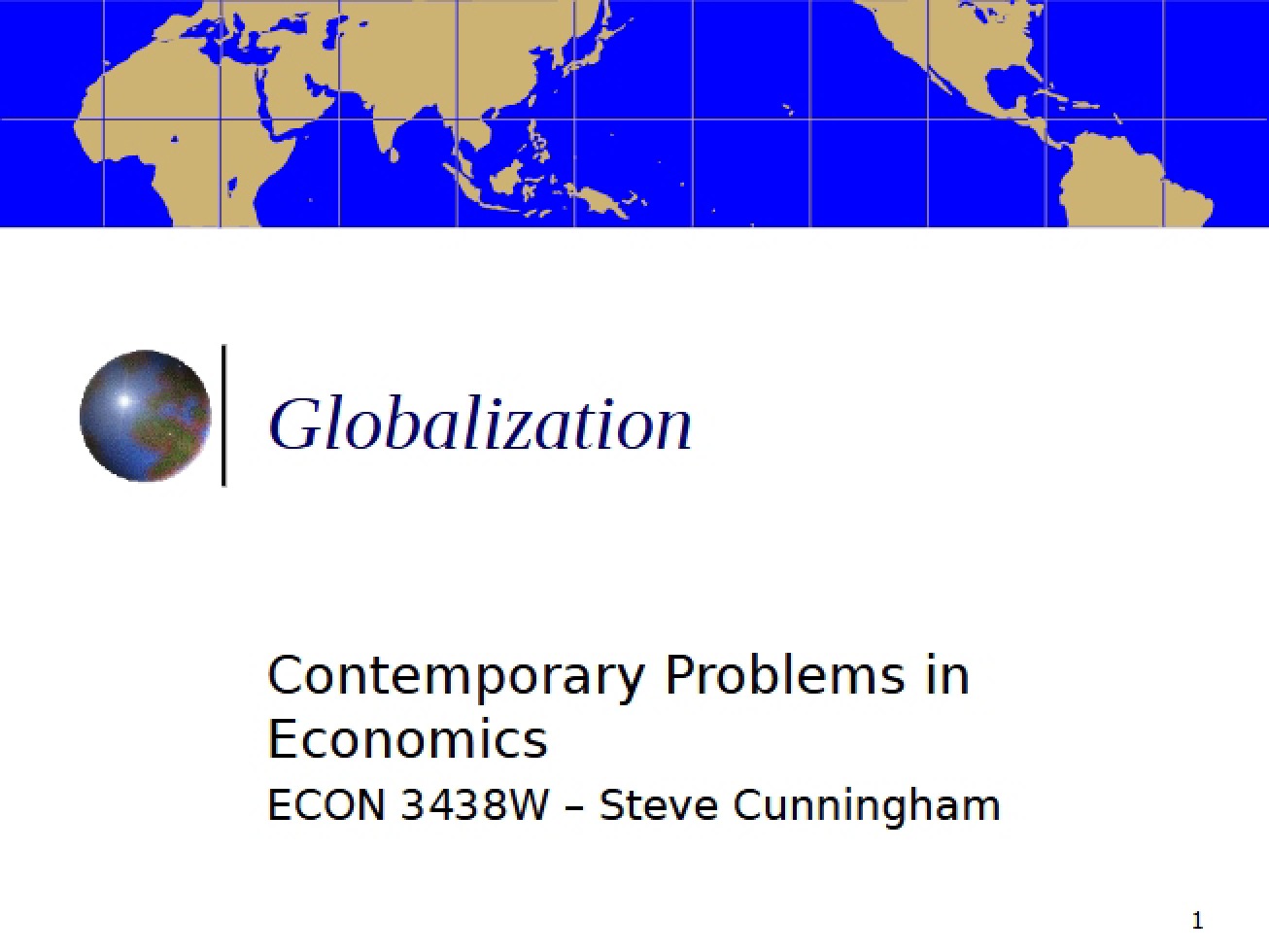 Economic Impacts of Globalization