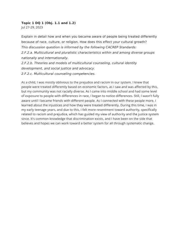 CNL509 - Topic 1 DQ 1