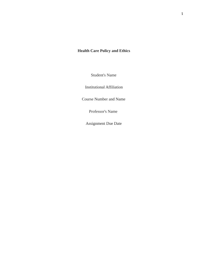 Health Policy and Systems Research - Ethical Issues