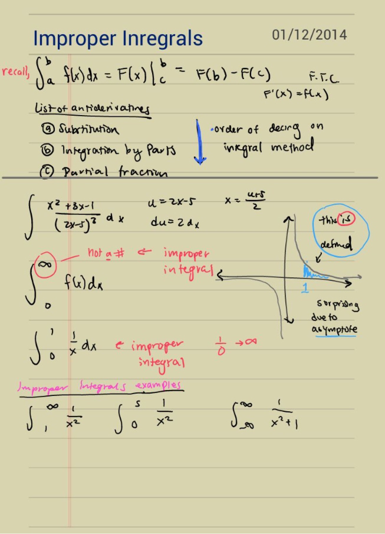 Calculus Integrals