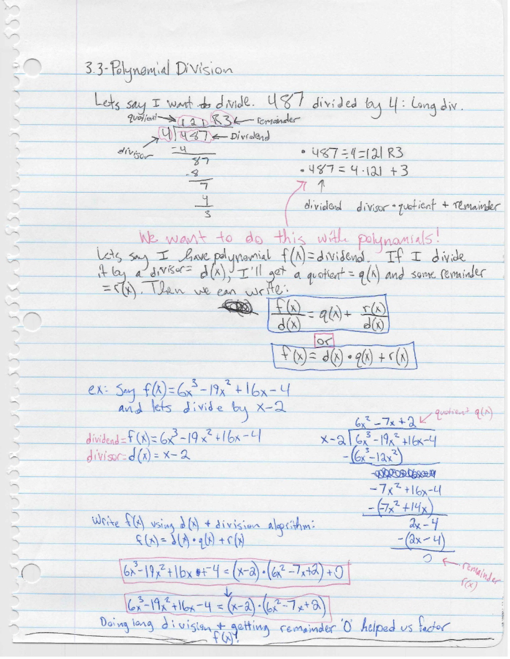 College Algebra Notes