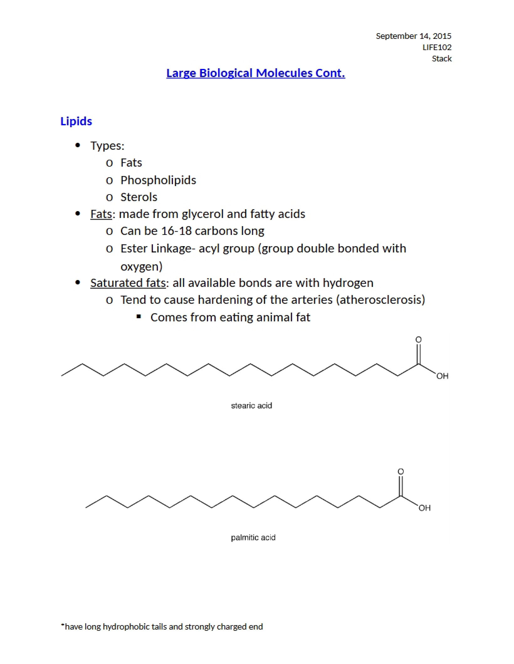 Class Notes Sept 14