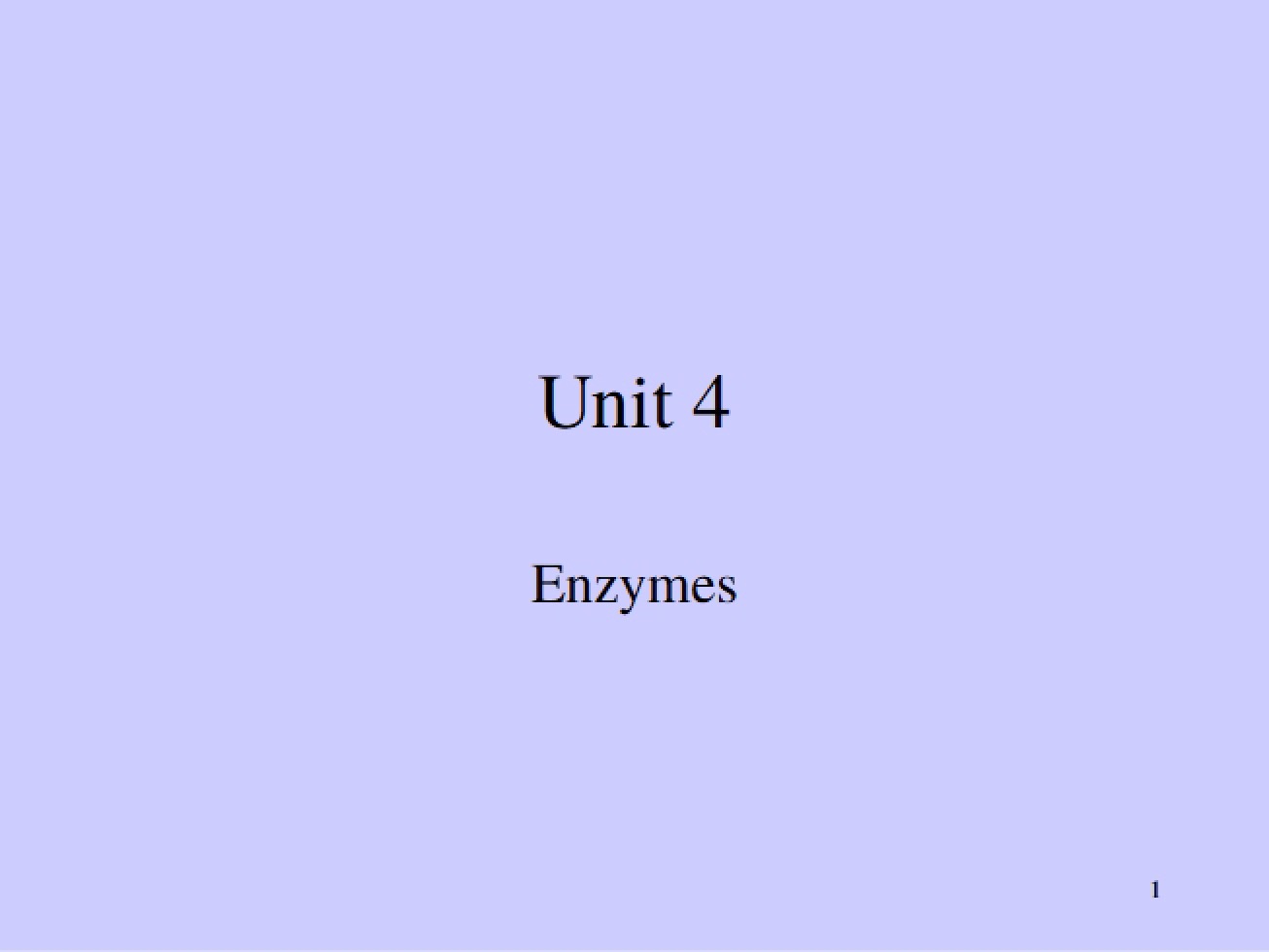Unit 04 Bio 1020