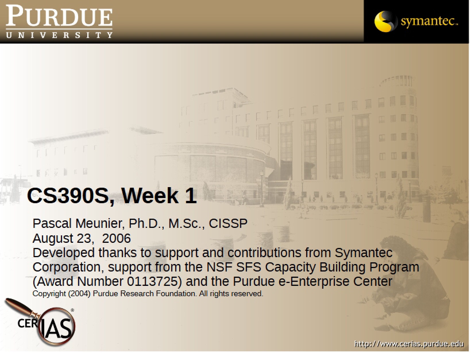 Class Notes - CS 390S
