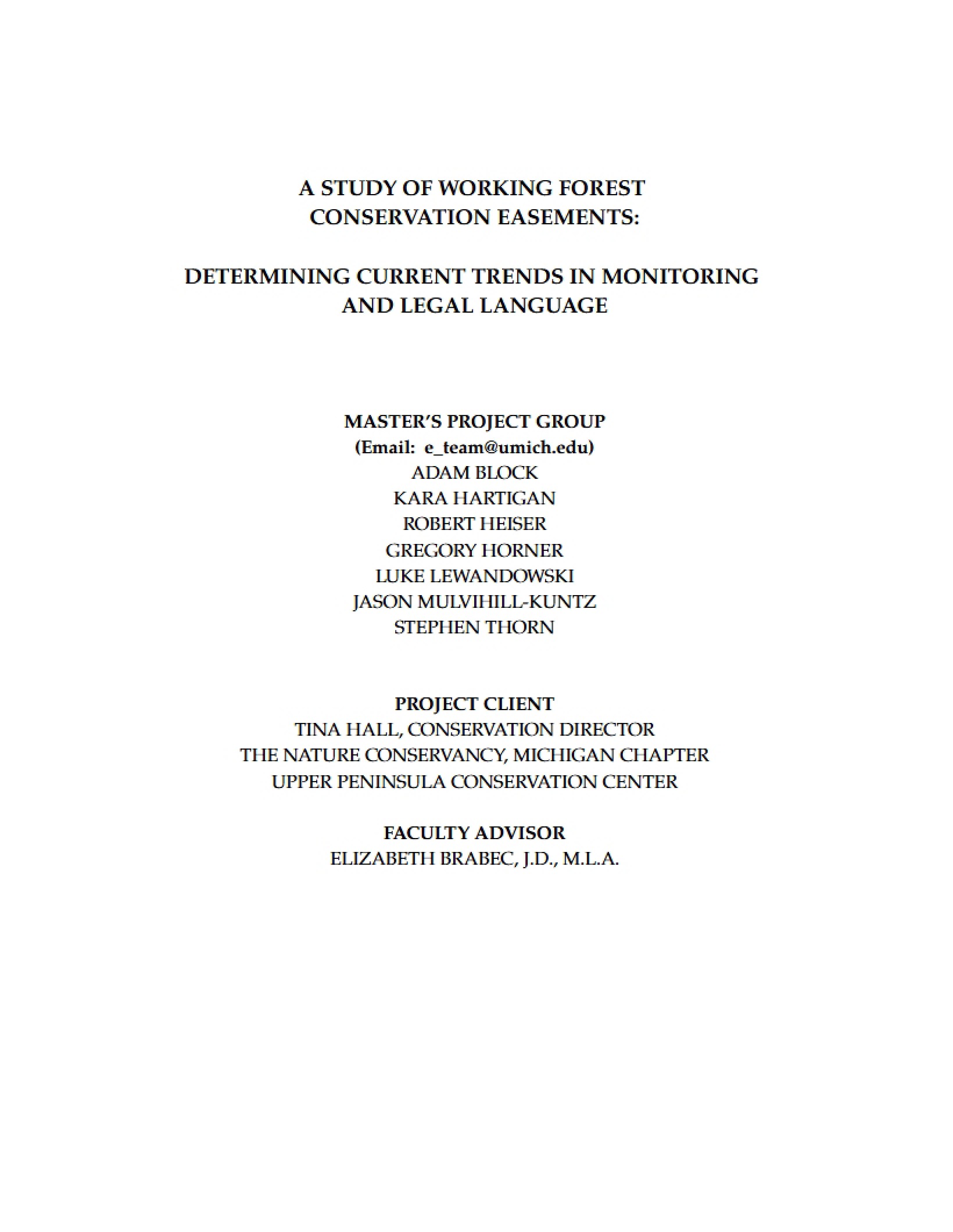 Monitoring and Legal Language Current Trends Determination