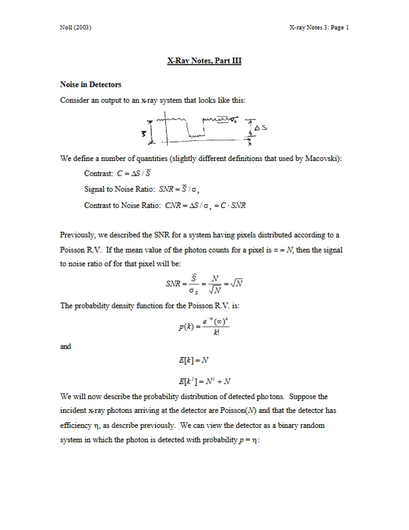 Study Notes on X-Rays