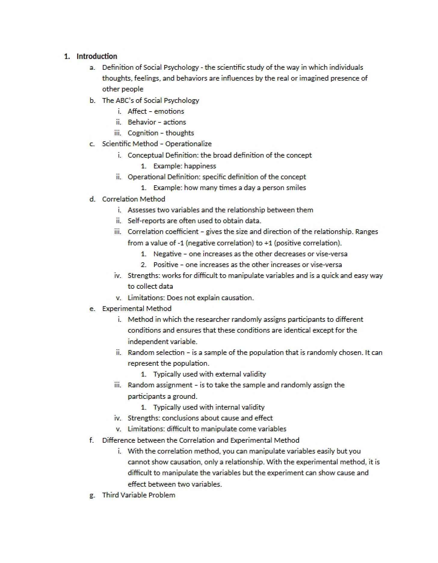 Psychology of Social Interaction