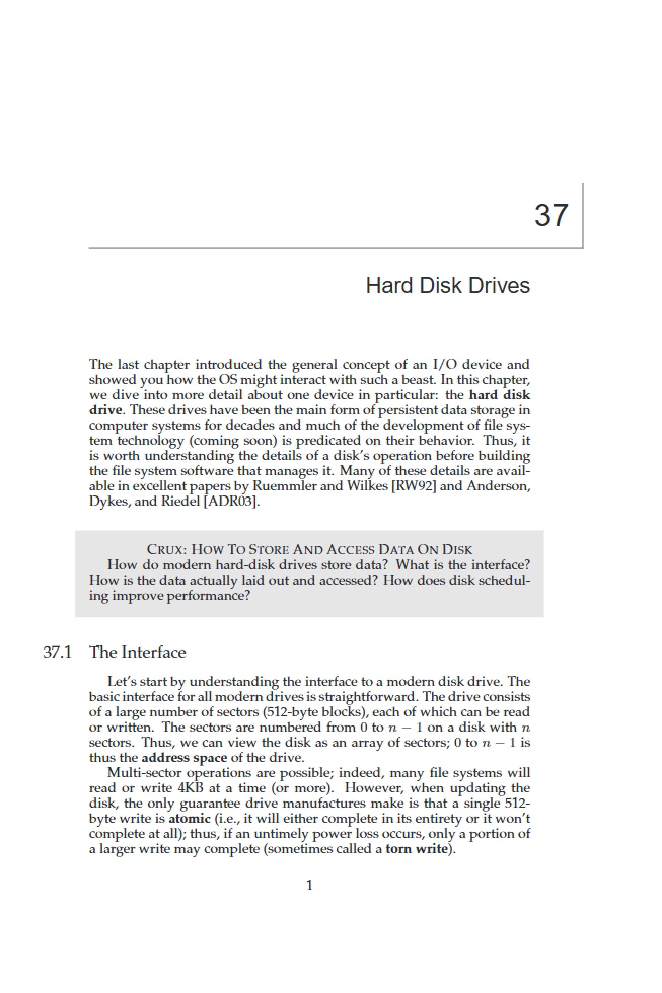 HDD Technology