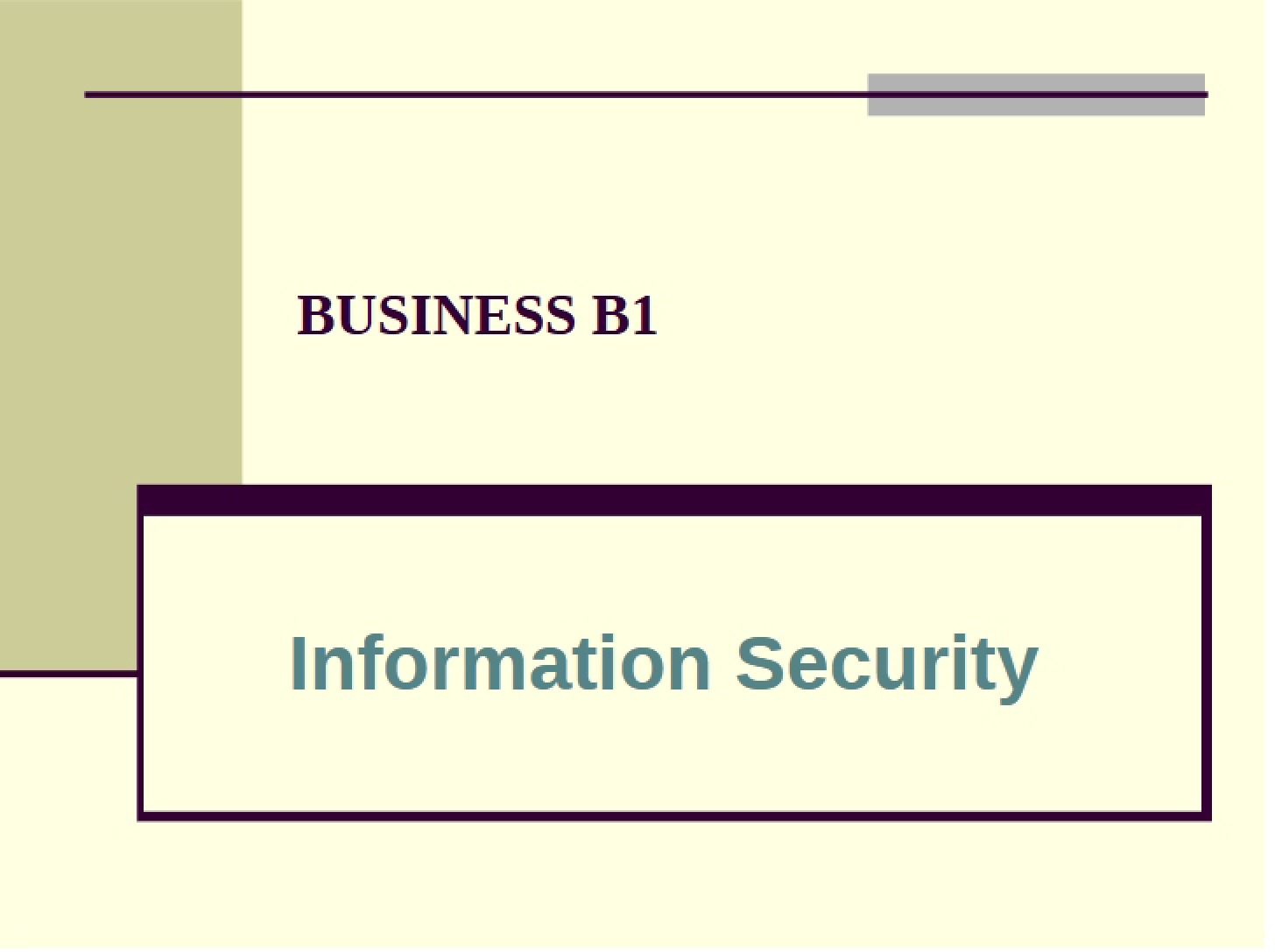 Securing Information