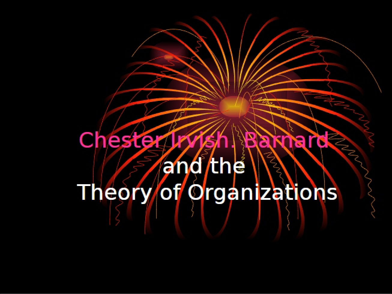 Organizational Theory