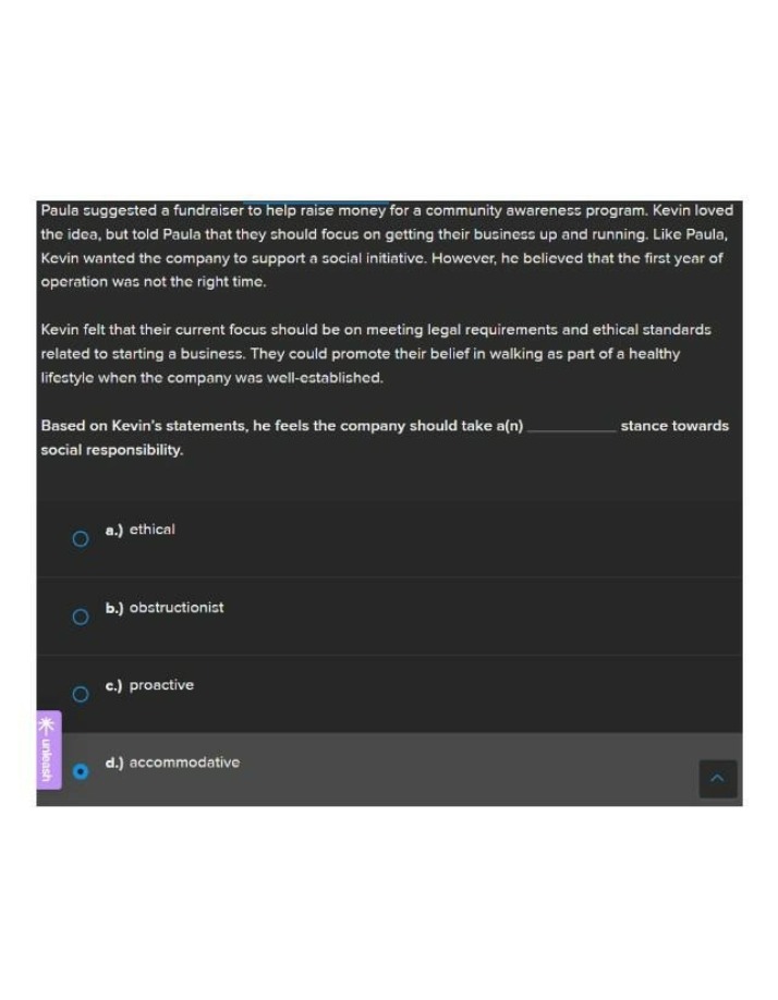BUS MISC Answer Key 18