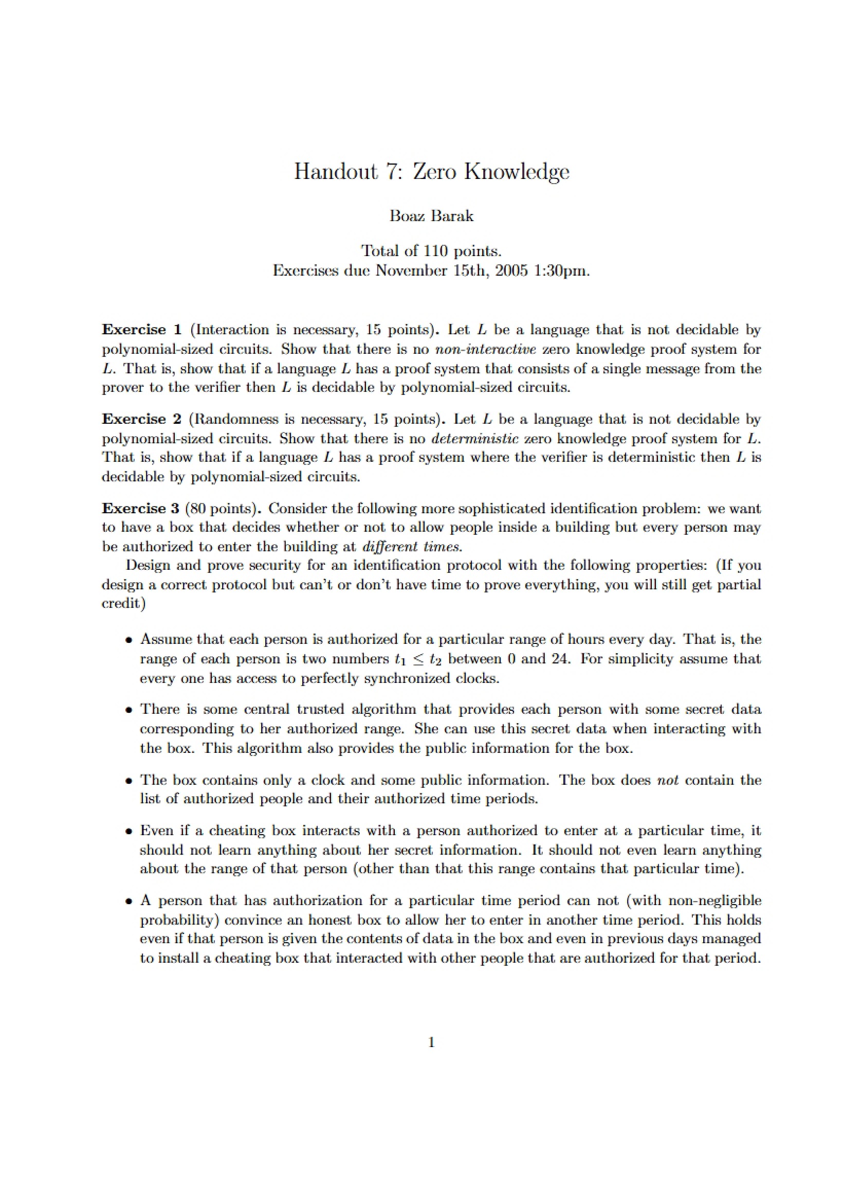 Proofs of Zero Knowledge
