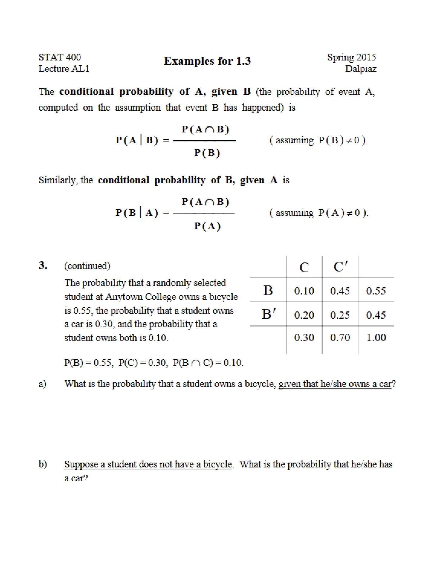 Exercise 1.3 Copy