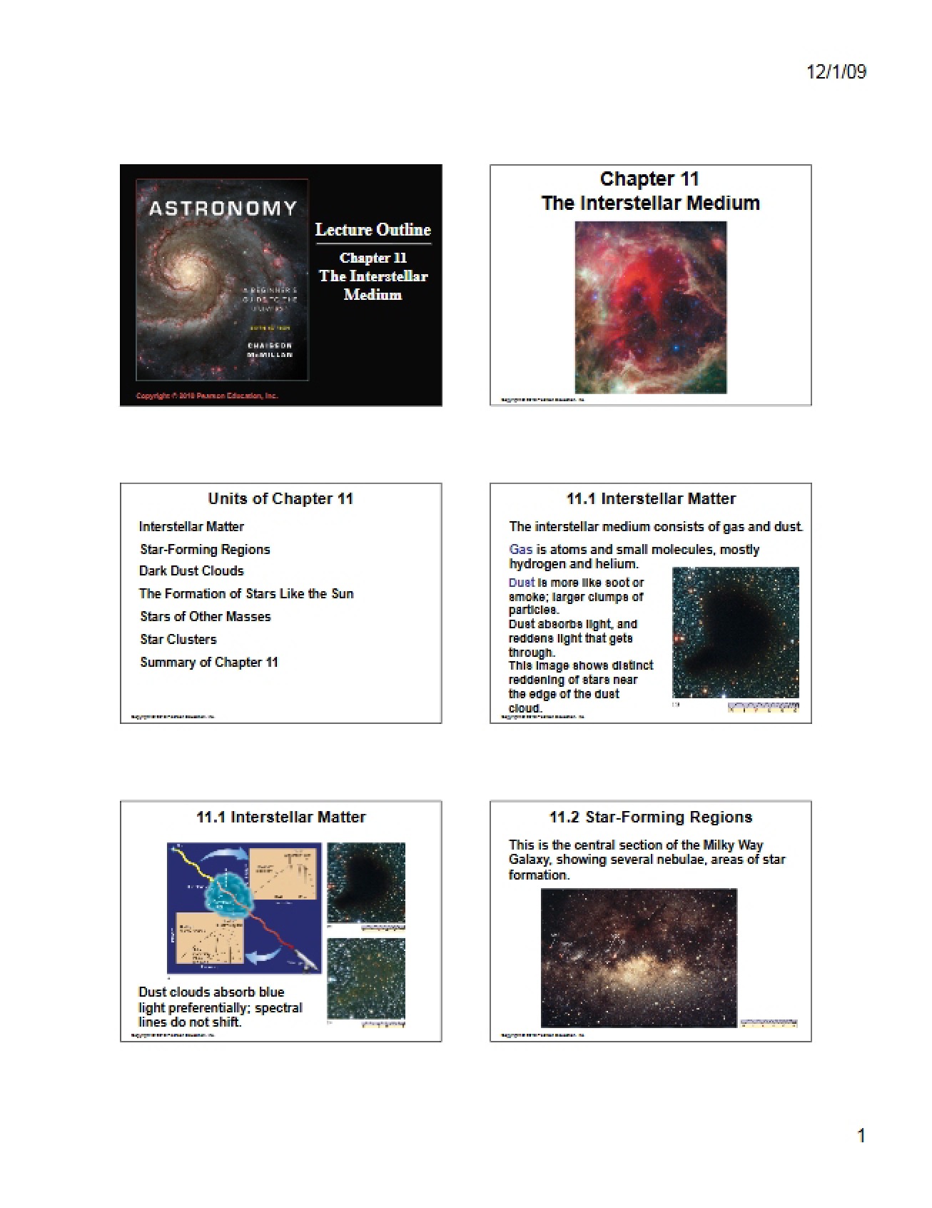 Class Outline