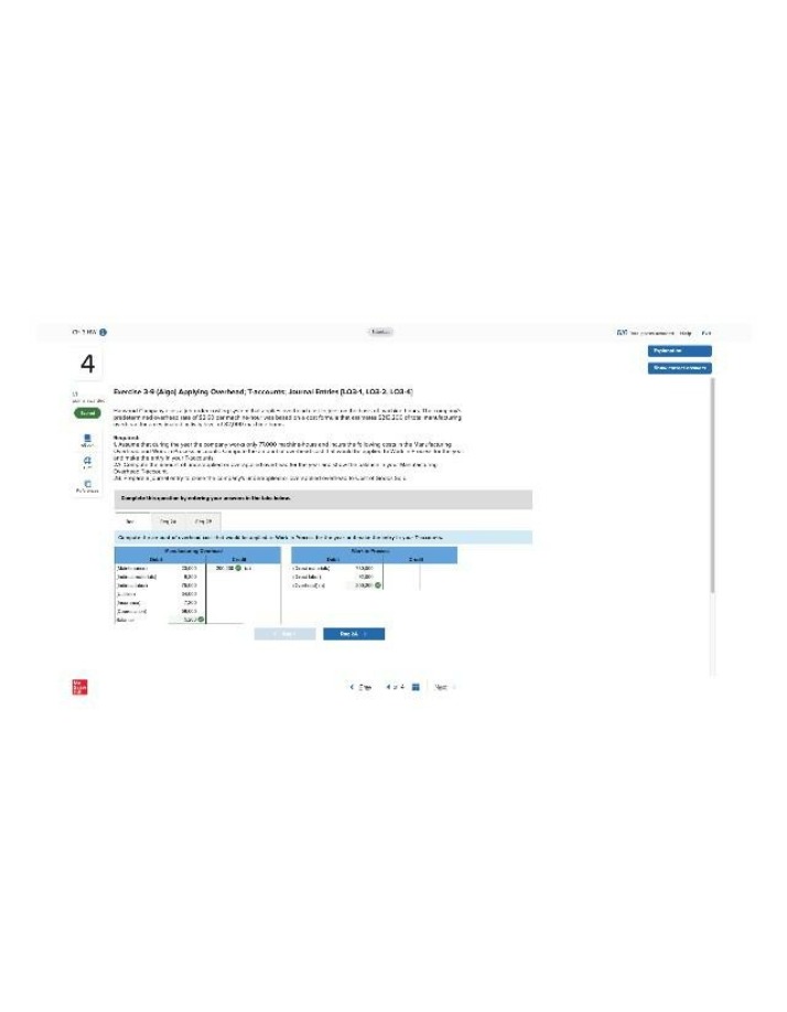 Job-Order Costing - Calculating Overhead Cost and Journal Entries