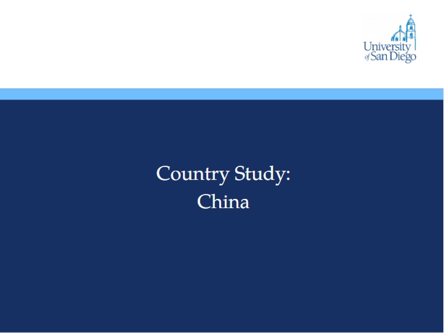 China A Country Study