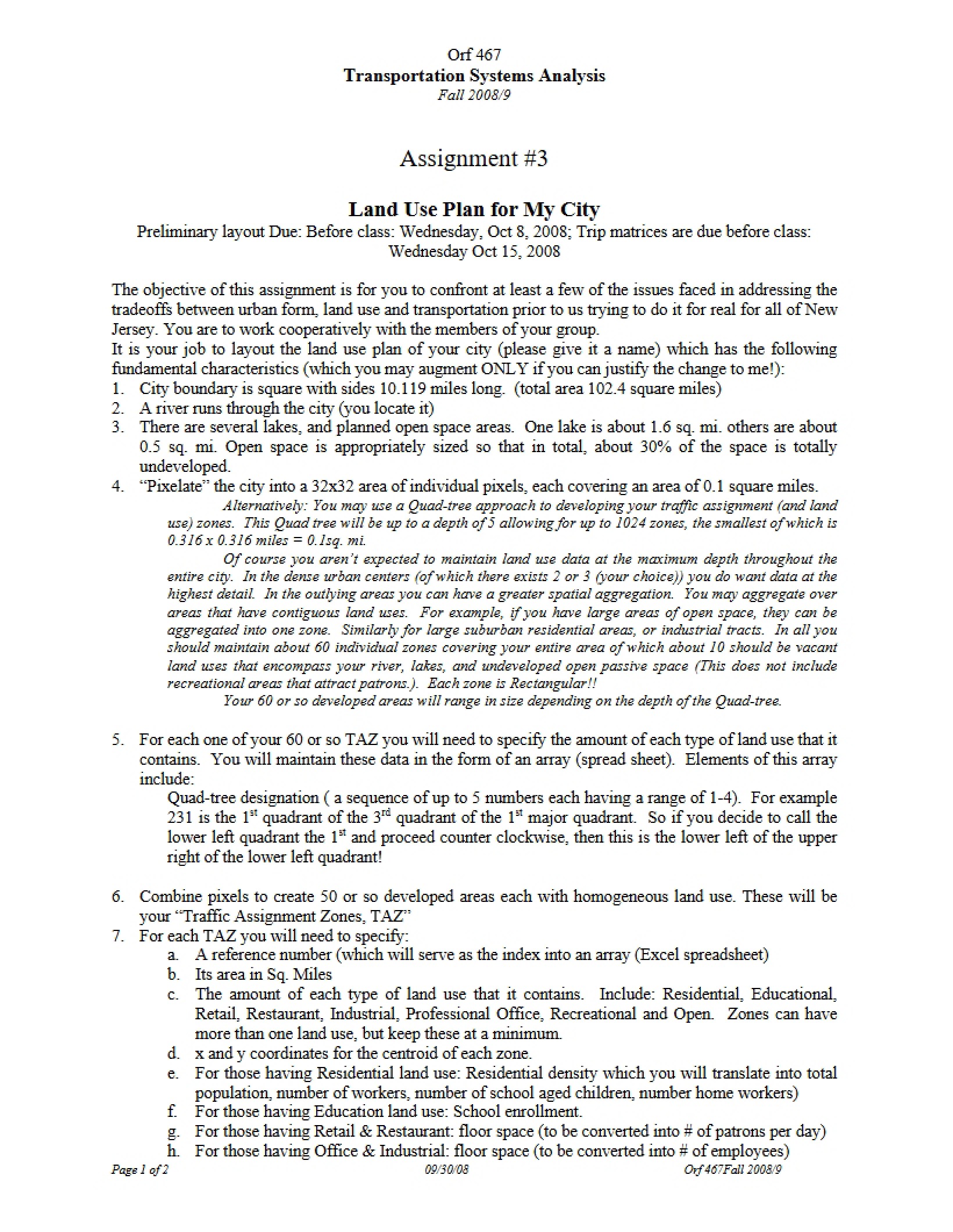 Third Assignment