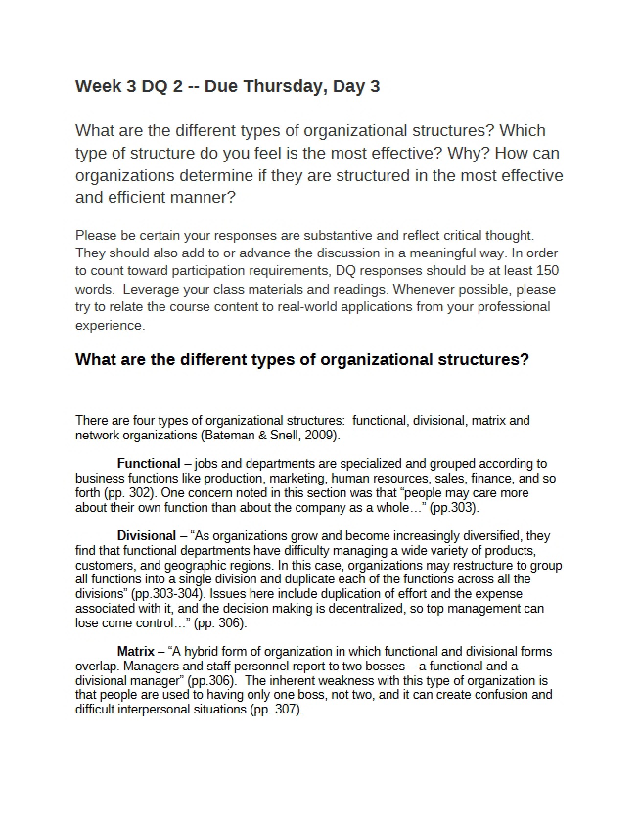 Scholarly Paper - 3 Pages