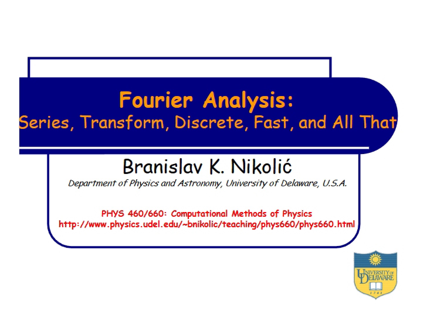 Series, Transform, and Discrete Fourier Analysis
