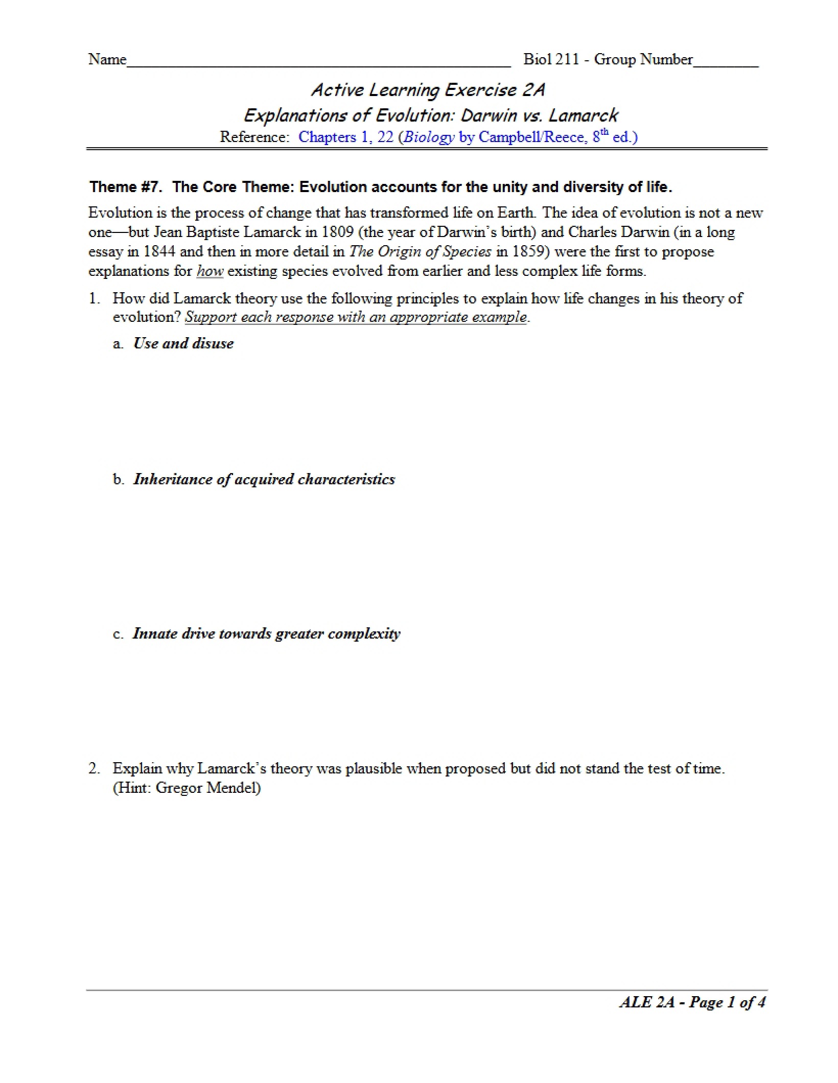 Exercise in Active Learning