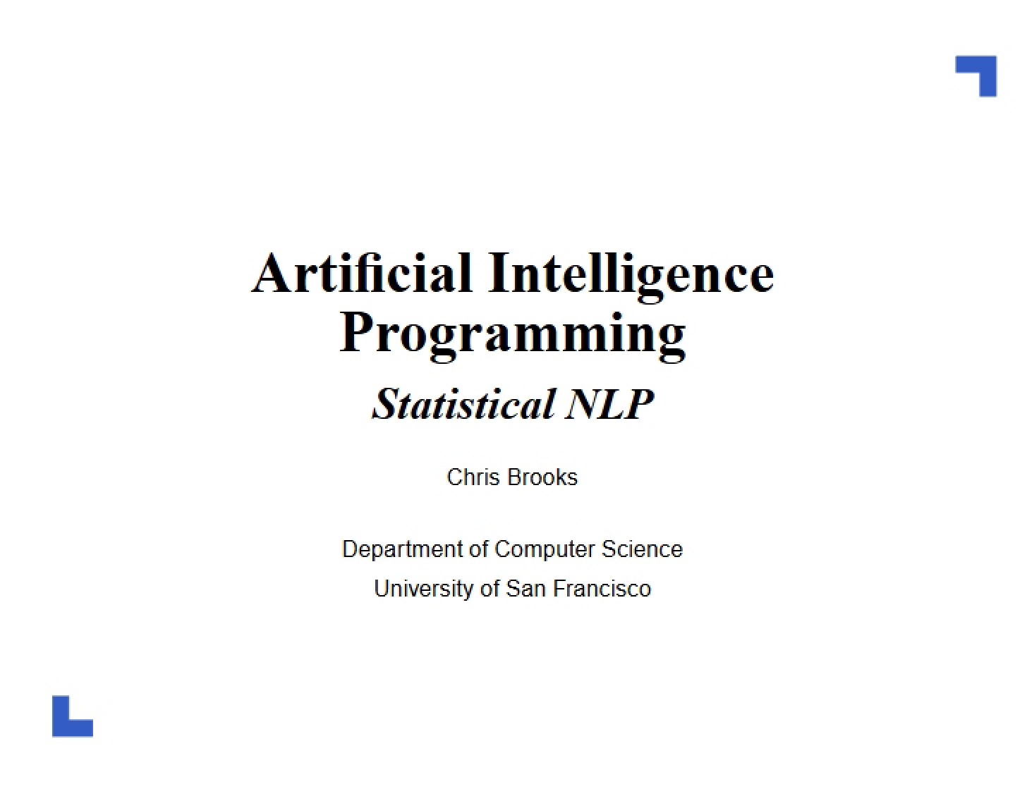 Natural Language Processing Statistics