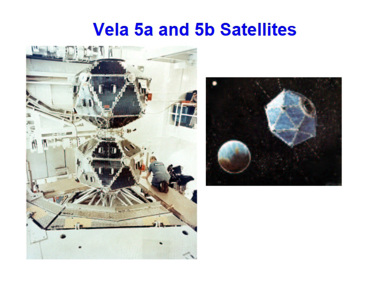 Satellites Vela 5a and 5b