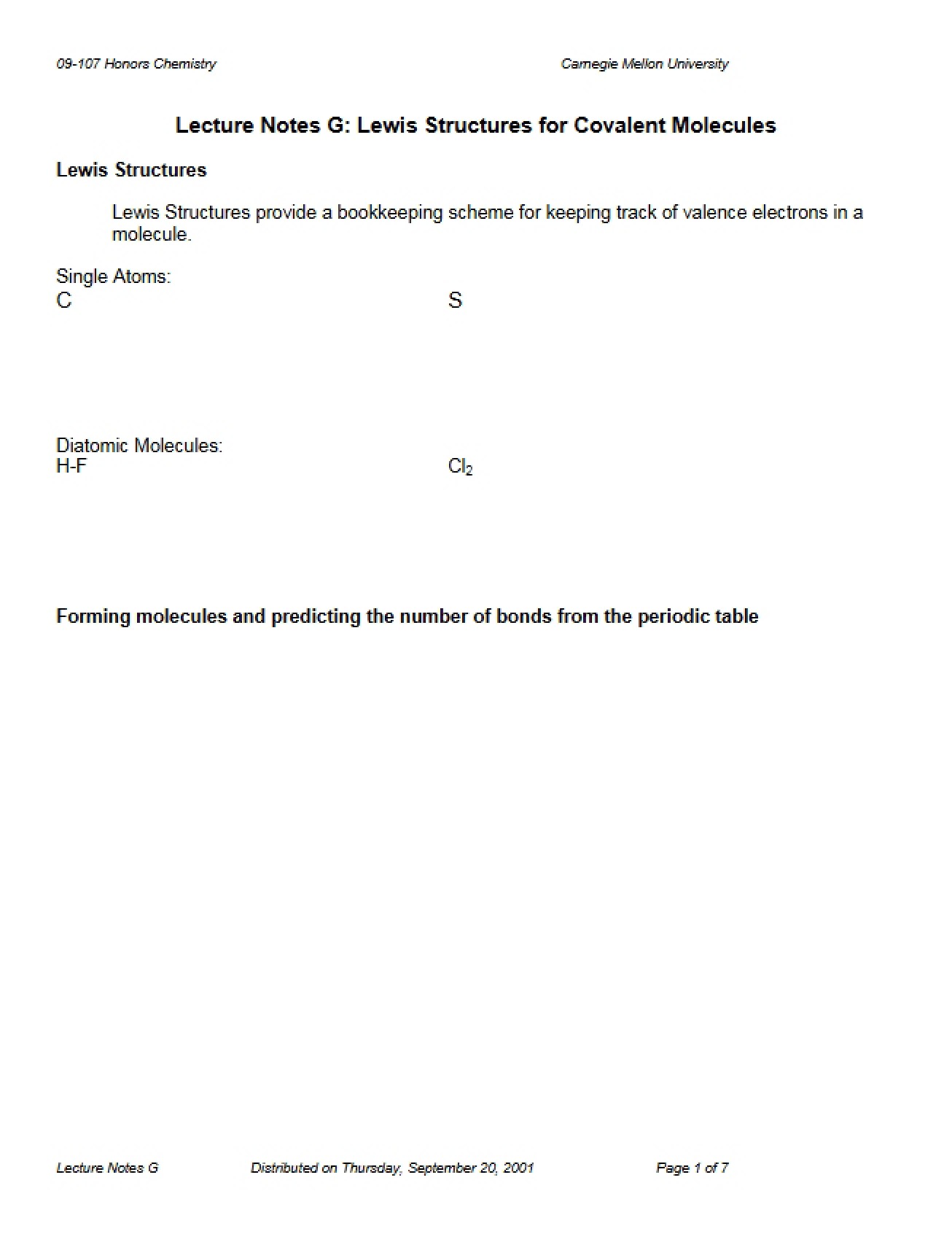 First Set of Lecture Notes