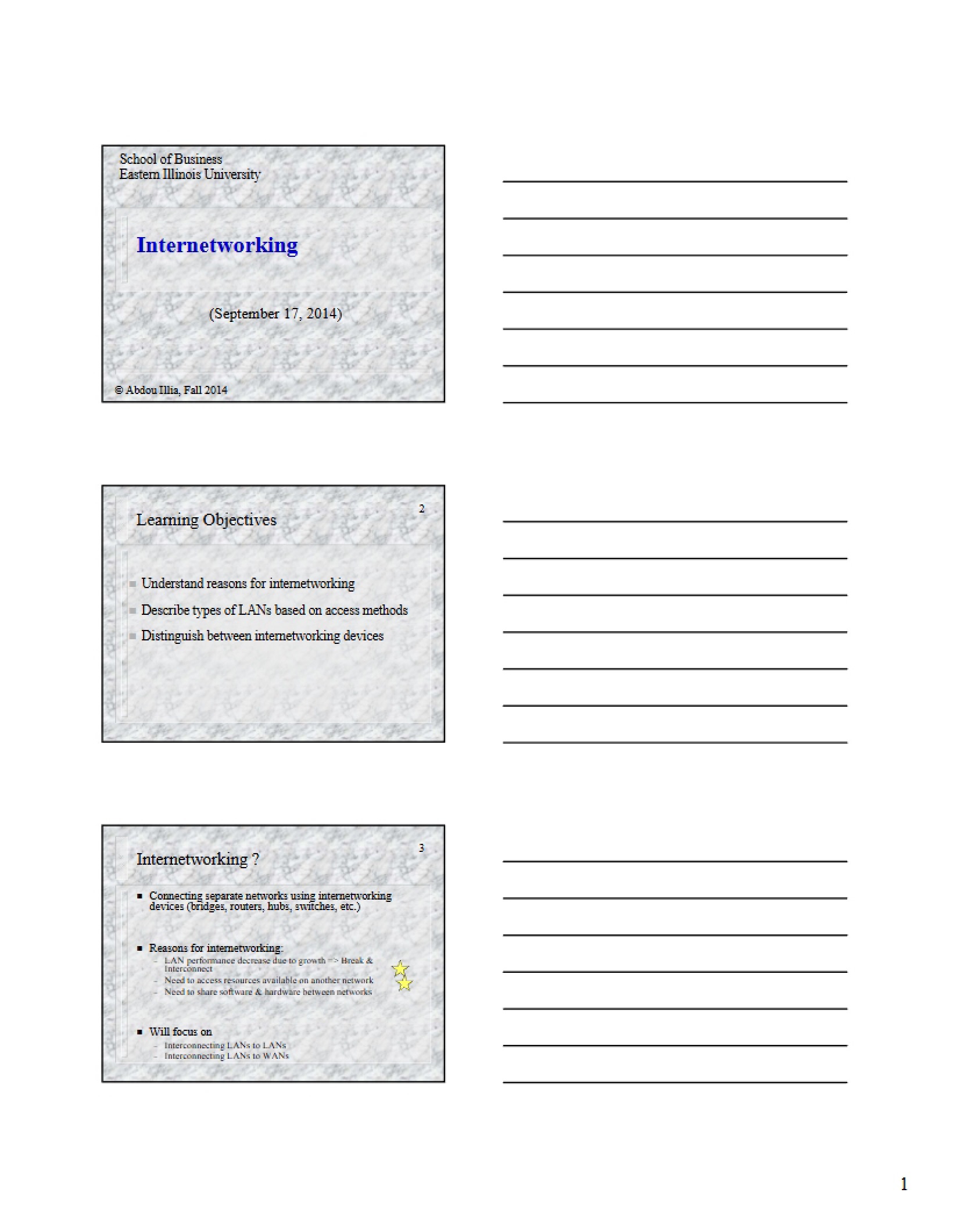 Class 6 Networking Resources
