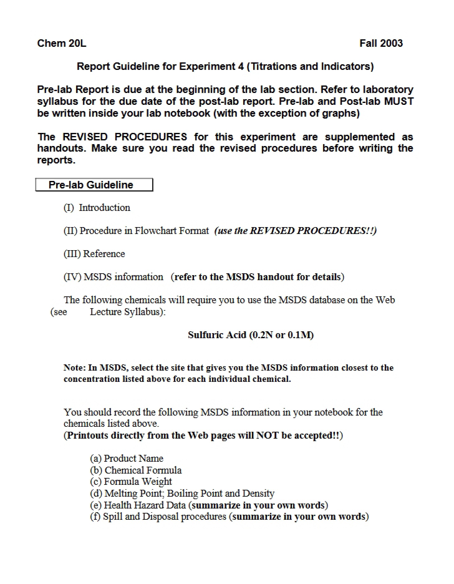 Guidelines List