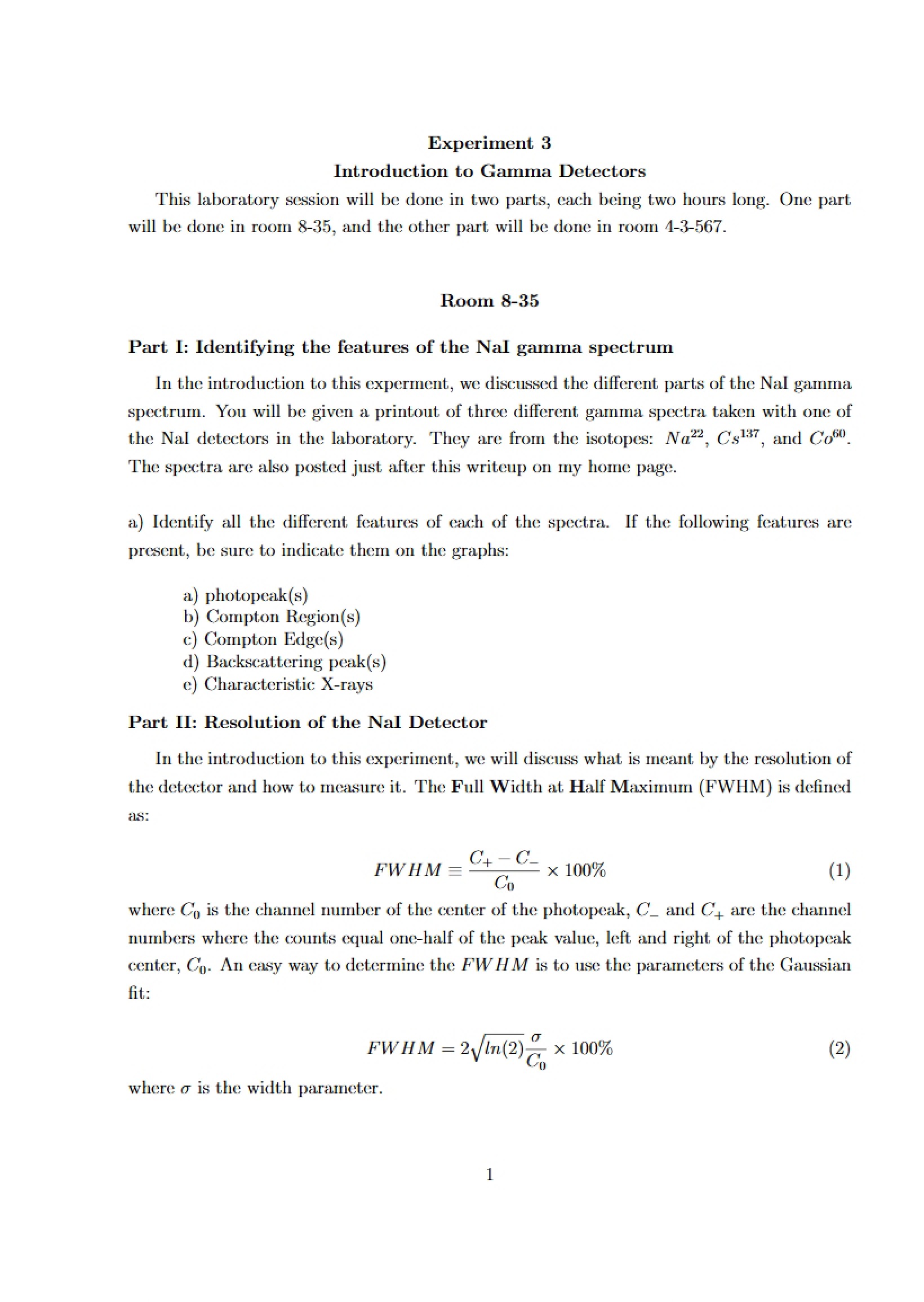Radiation Biology Experiment 3