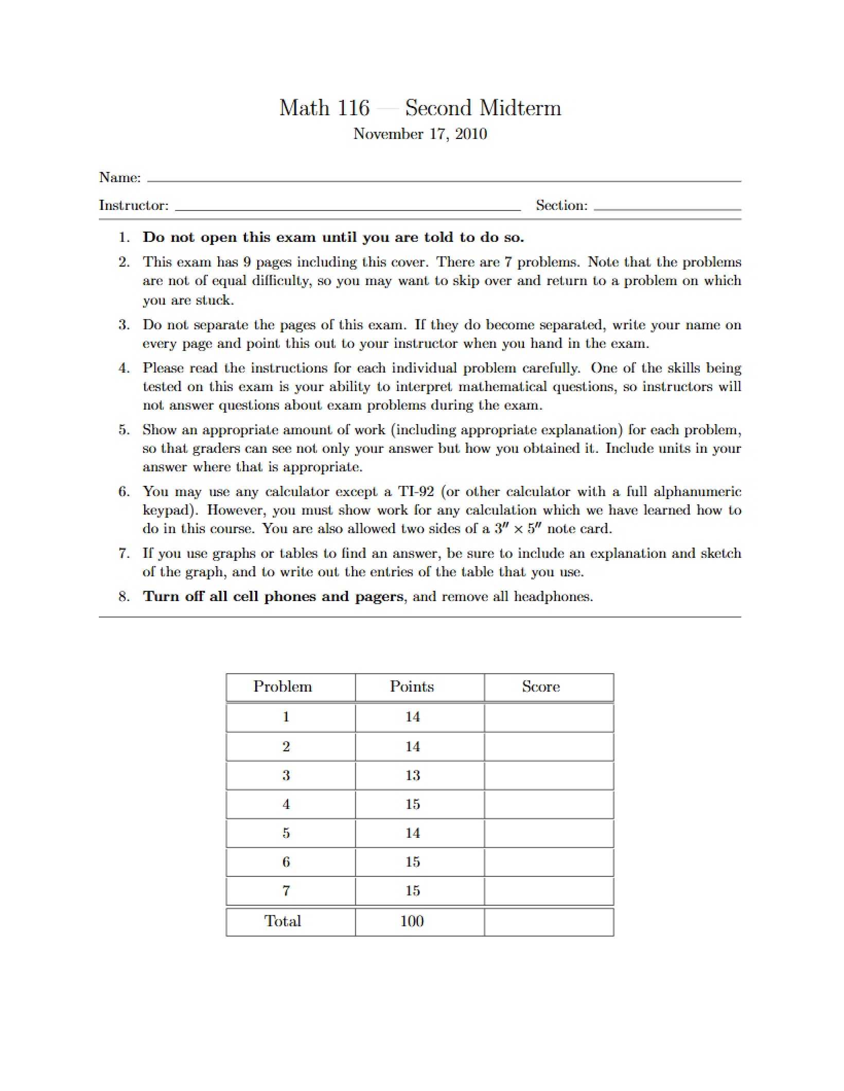 Midterm Number 2