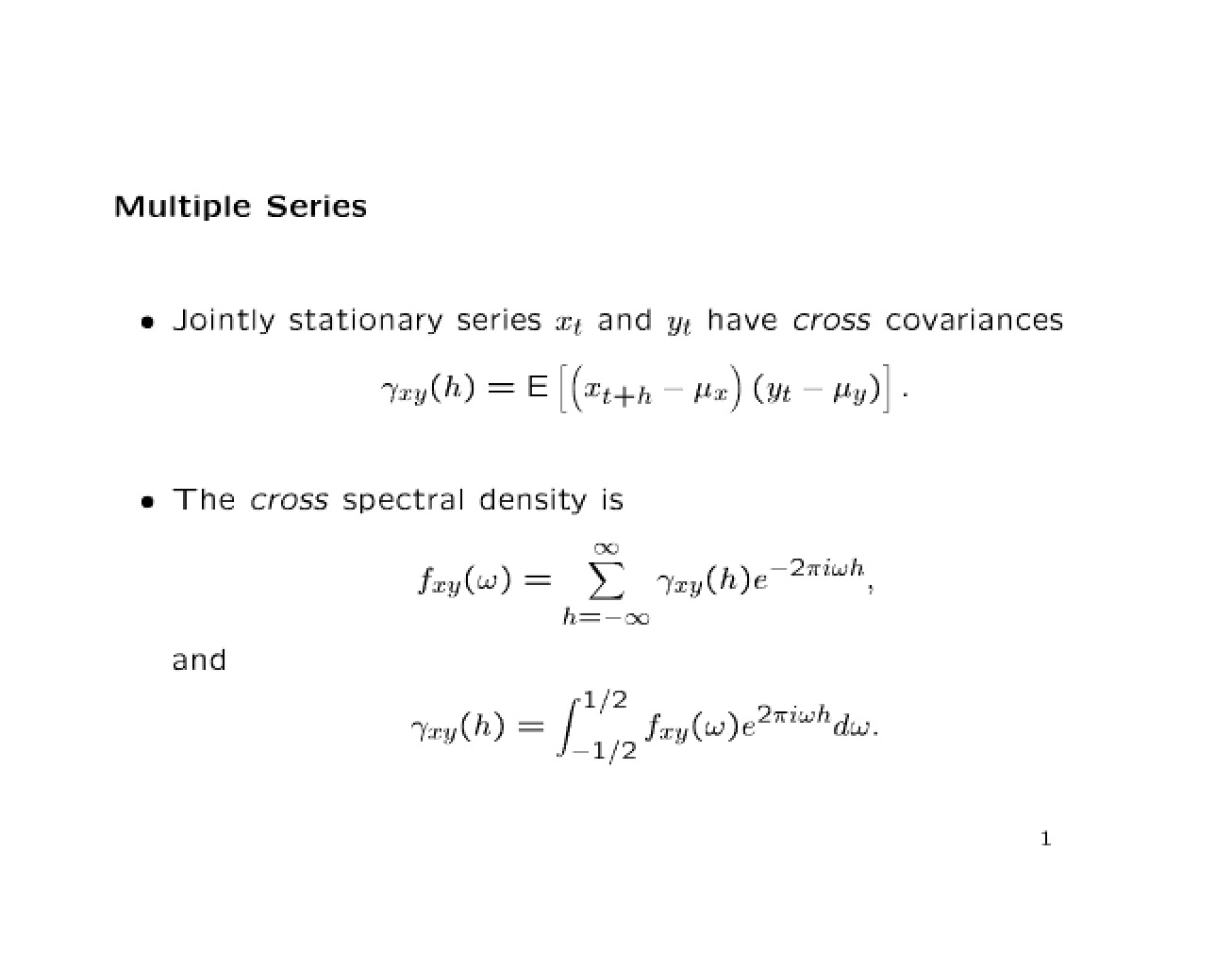 Series Multiple