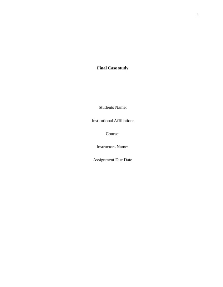 Addressing Alcohol Addiction - A Case Study