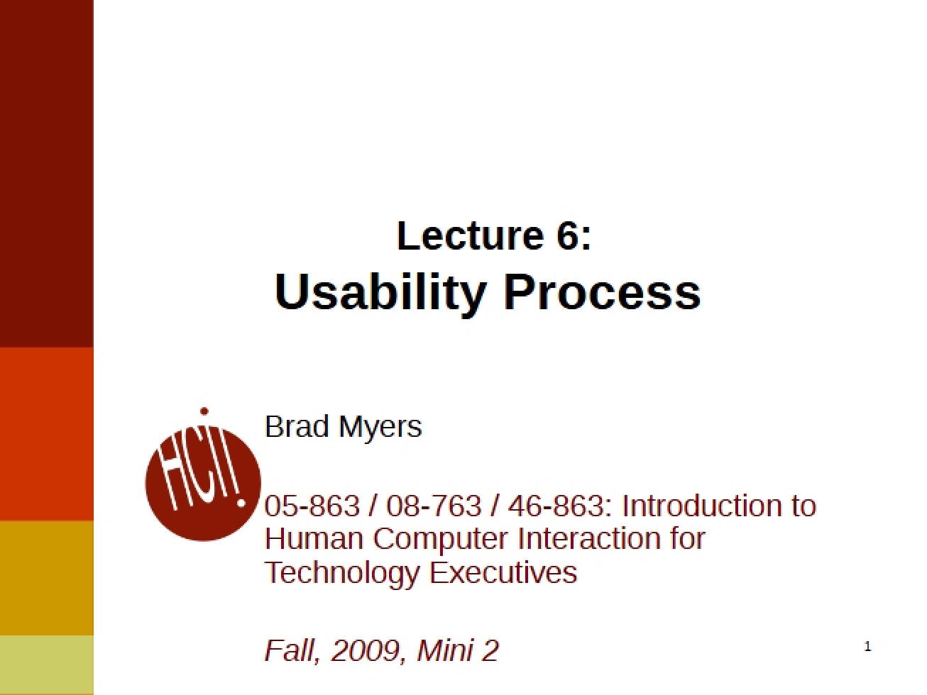 HCI Lecture 5
