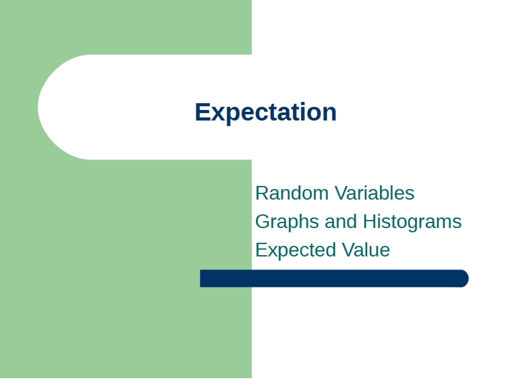 Mathematical Expectation