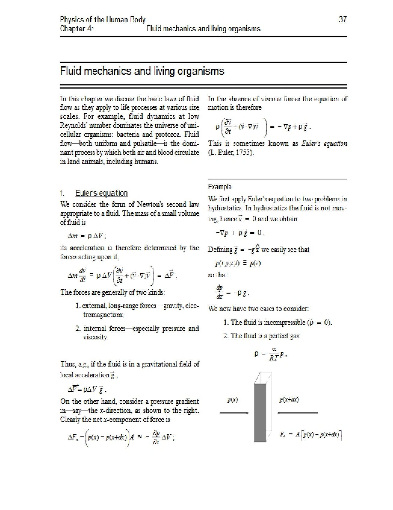 Living Organisms and Fluid Mechanics